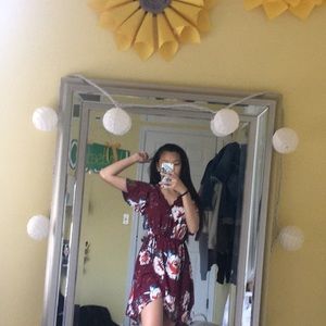 wrap high low dress never worn